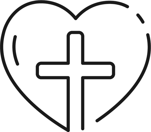 cross heart icon